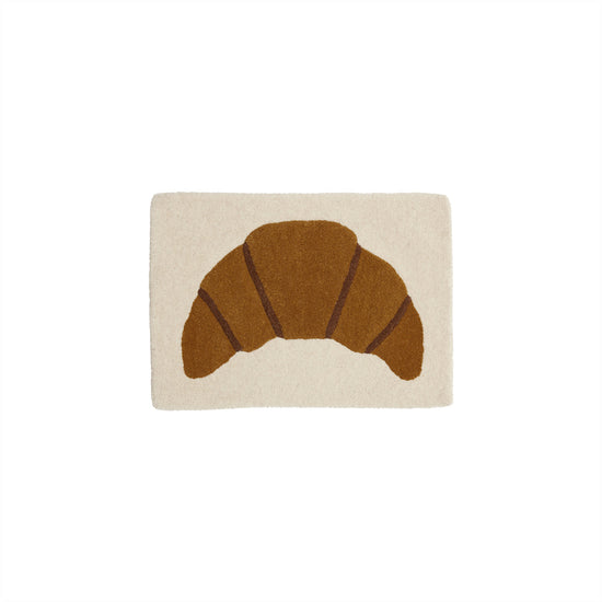 OYOY MINI Croissant Tufted Miniature Rug / Wallhanger Rug 301 Brown