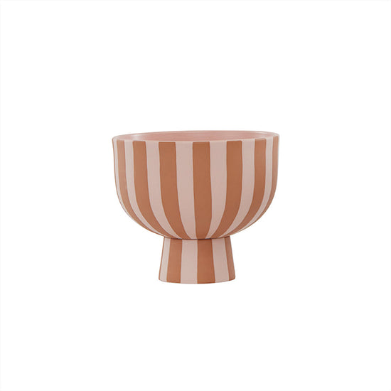 OYOY LIVING Toppu Bowl Vase 307 Caramel / Rose