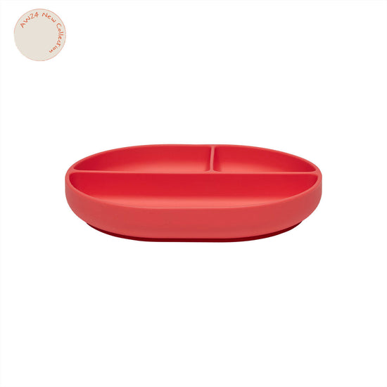 OYOY MINI Enkei Suction Plate Dining Ware 405 Cherry Red