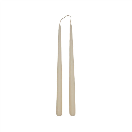 OYOY LIVING Fukai Candles - Large - Pack of 2 Candle 102 Offwhite