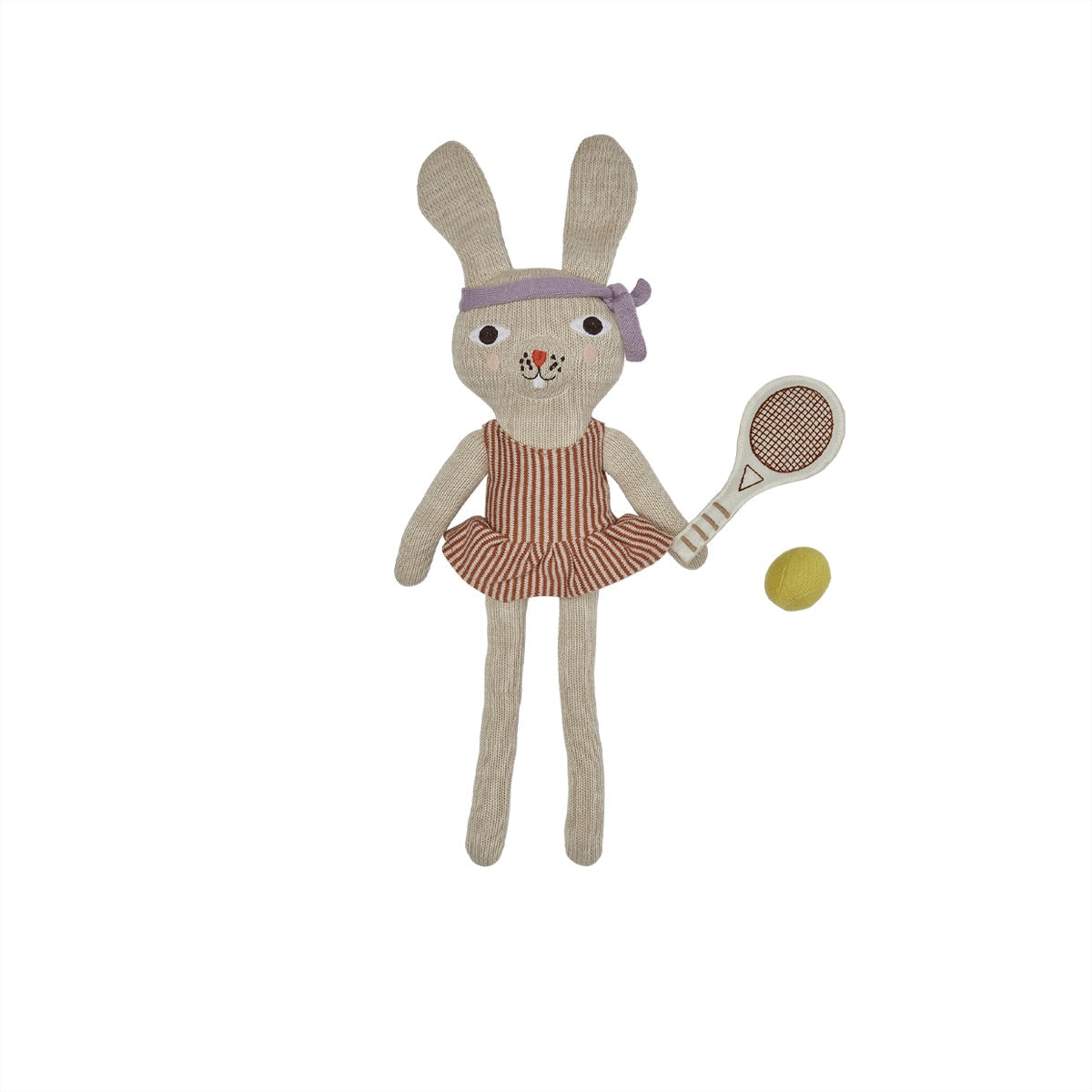 OYOY MINI Miew Rabbit Tennis Doll Soft Toys