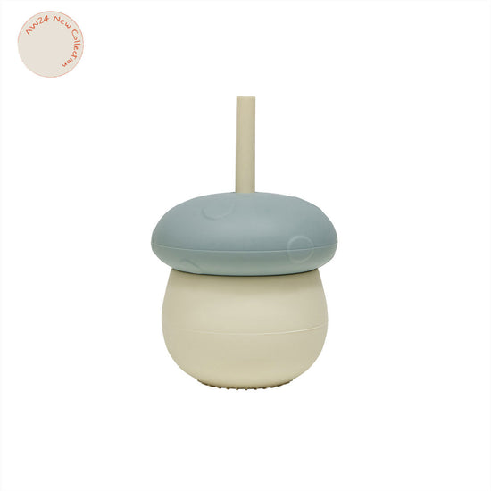 OYOY MINI Mushroom Cup Dining Ware 102 Offwhite / Blue