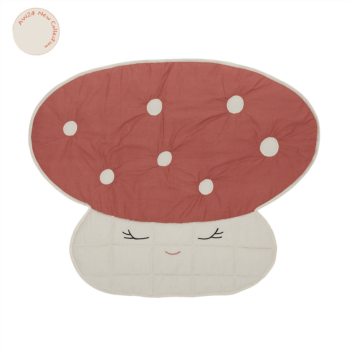 OYOY MINI Mushroom Quilted Blanket Blanket