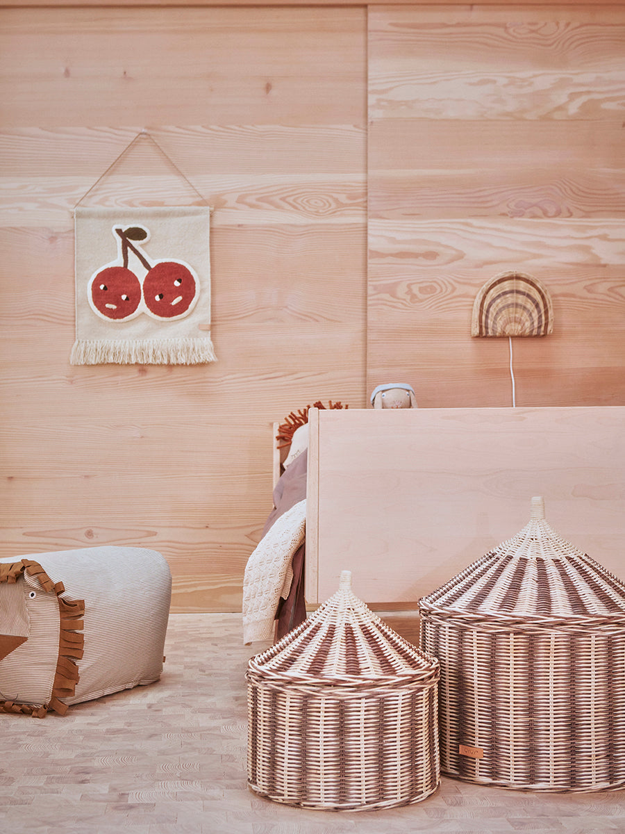 OYOY MINI Cherry On Top Wall Rug Wallhanger 405 Red