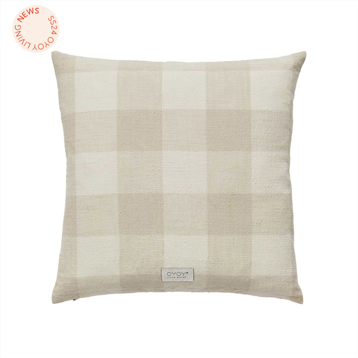 OYOY LIVING Chess Cushion Cover Square Cushion Cover 306 Clay