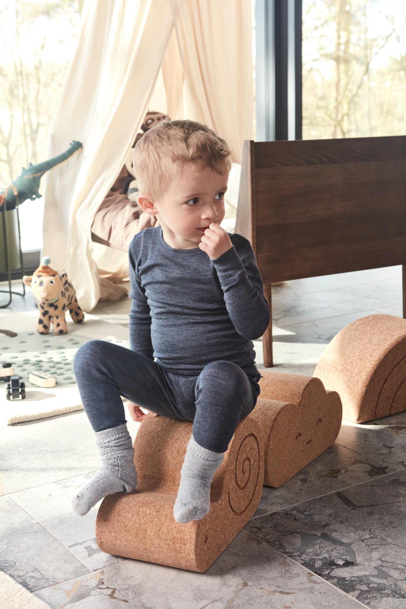 OYOY MINI Cork Chloe Cloud Mini furniture 901 Nature