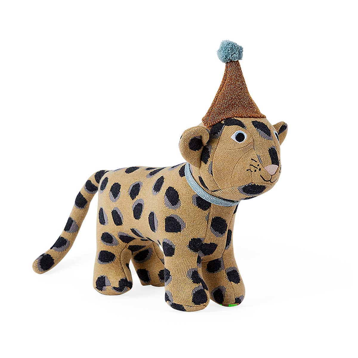 Load image into Gallery viewer, OYOY MINI Darling - Baby Elvis Leopard Soft Toys 908 Multi
