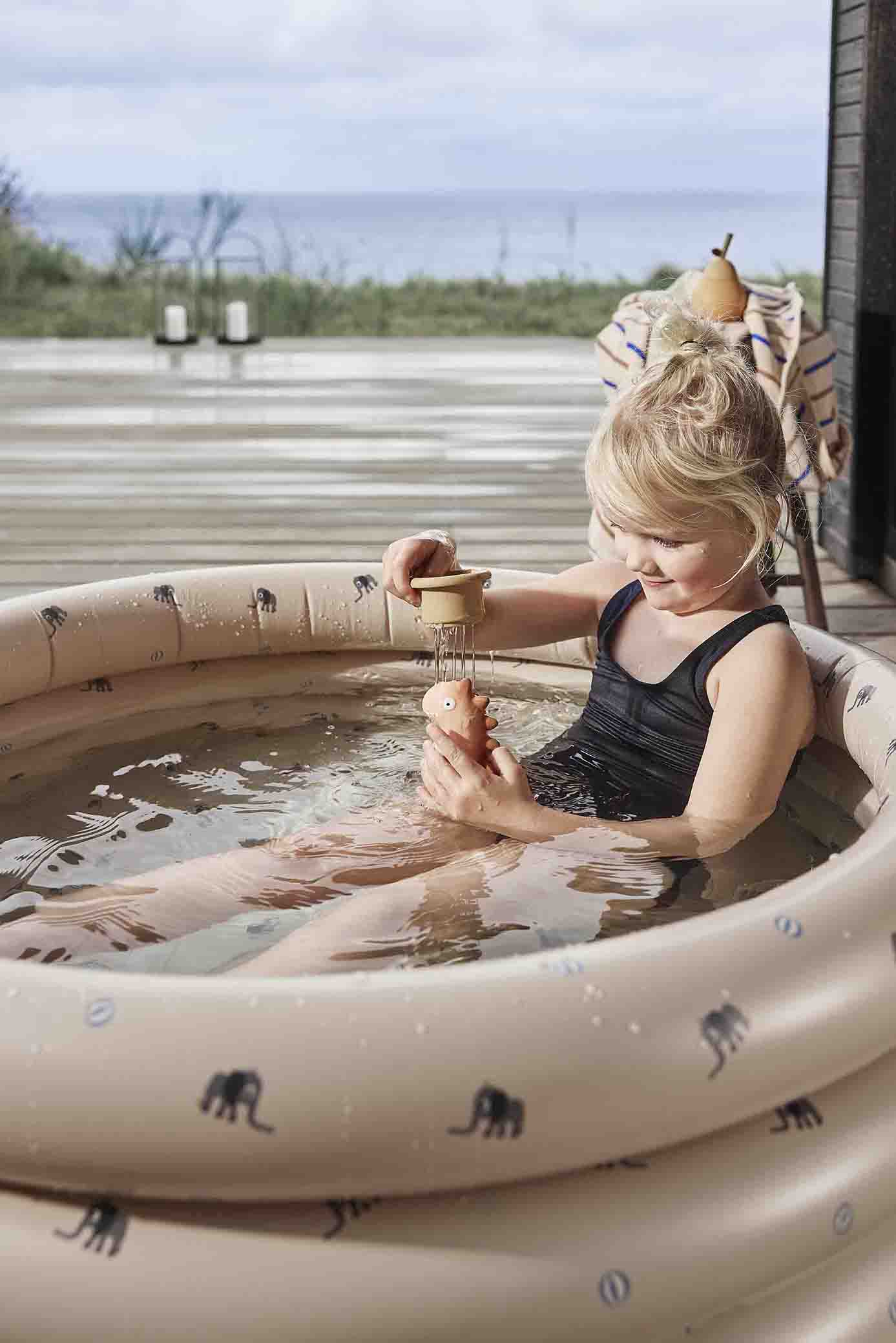 OYOY MINI Elephant Swimming Pool Large & Beach Ball Swimming 306 Clay