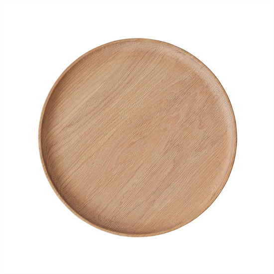 OYOY LIVING Inka Wood Tray Round - Large Tray 901 Nature