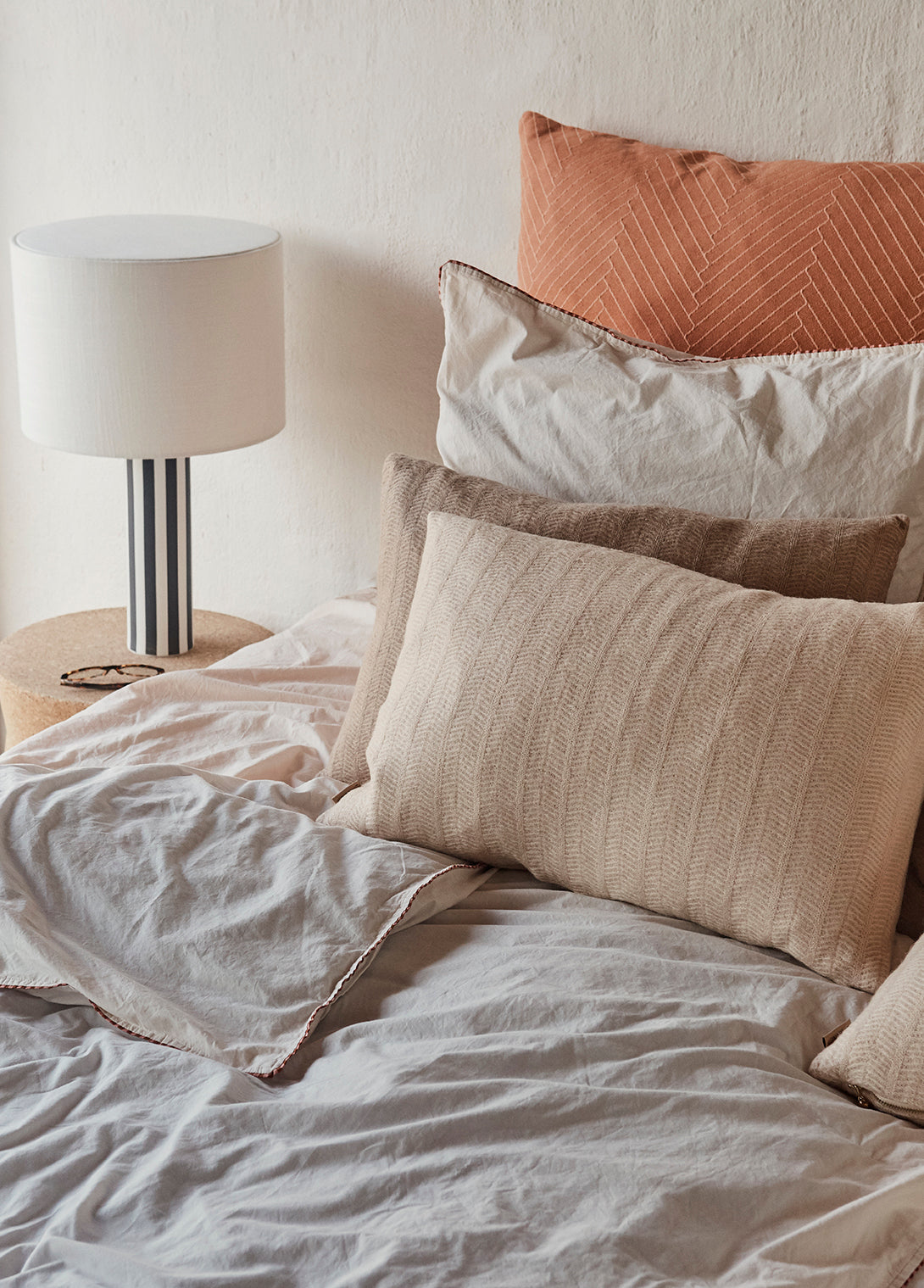 OYOY LIVING Kata Cushion Cushion 401 Nude Melange