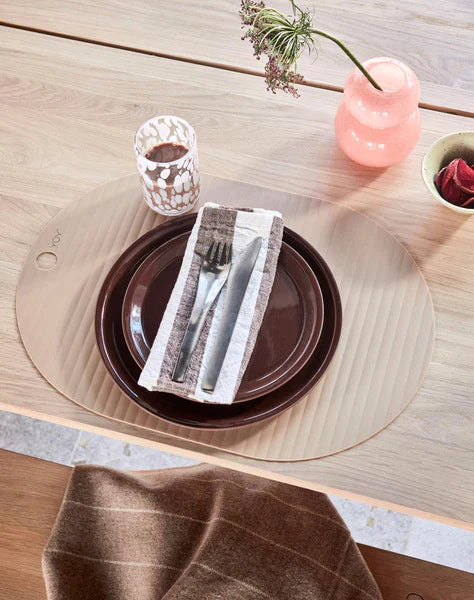 Yuka Deep Plate - Pack of 2 - Dark Terracotta