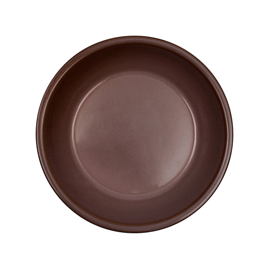 Yuka Deep Plate - Pack of 2 - Dark Terracotta