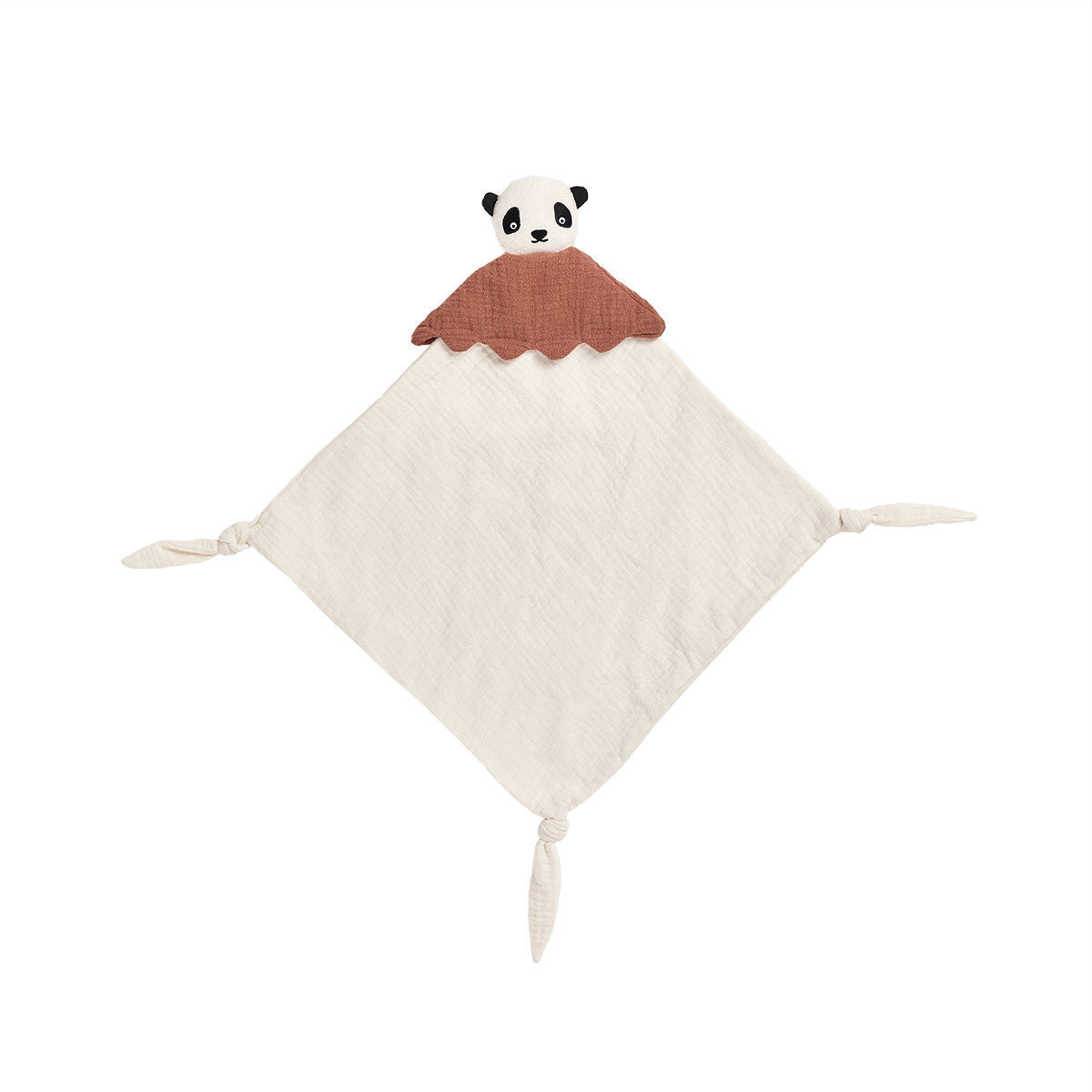 Load image into Gallery viewer, OYOY MINI Lun Lun Panda Cuddle Cloth Muslin 102 Offwhite
