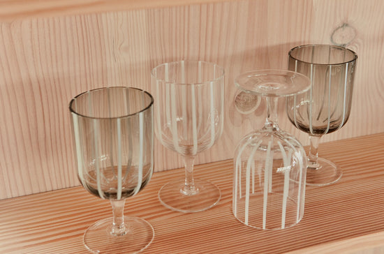OYOY LIVING Mizu Wine Glass - Pack of 2 Dining Ware 203 Grey