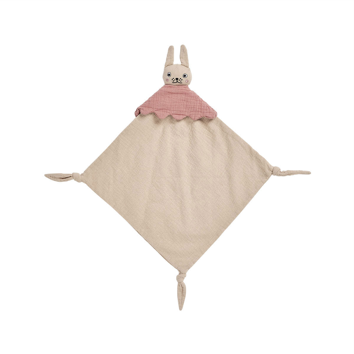 Load image into Gallery viewer, OYOY MINI Ninka Rabbit Cuddle Cloth Muslin 103 Beige
