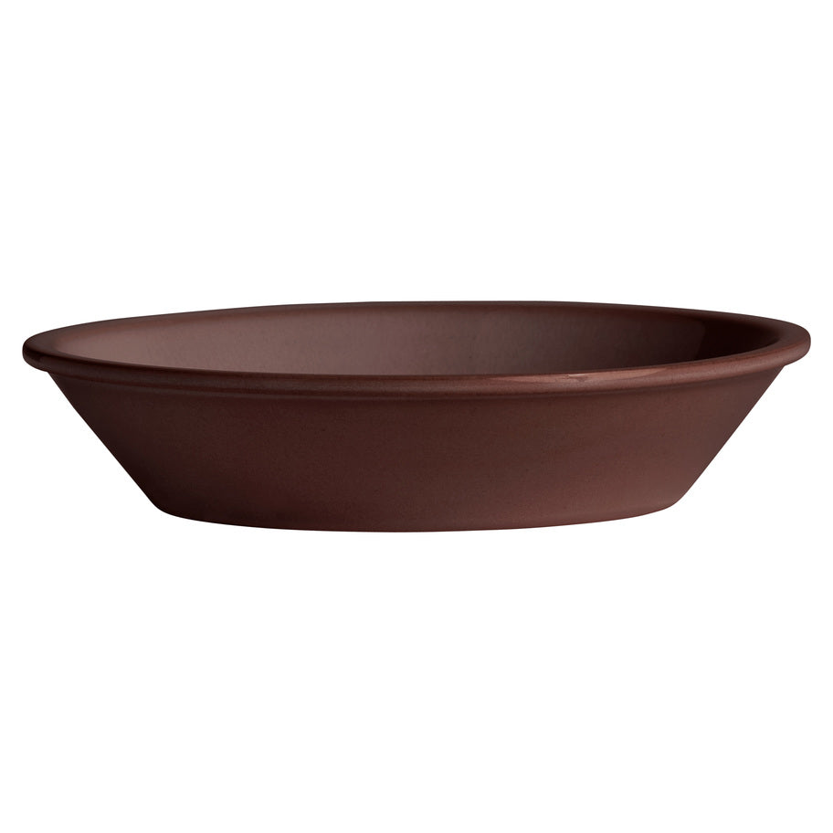 Yuka Deep Plate - Pack of 2 - Dark Terracotta