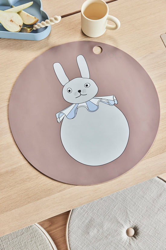 Rabbit Pompom Placemat