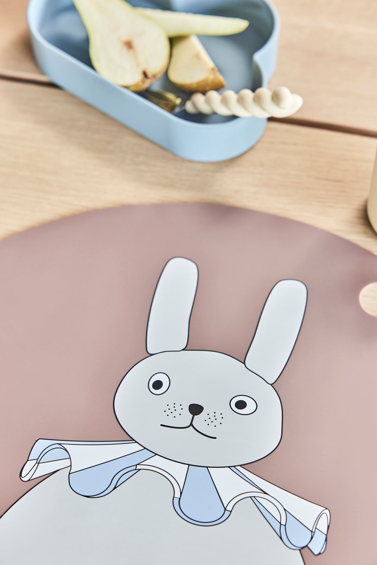 Rabbit Pompom Placemat