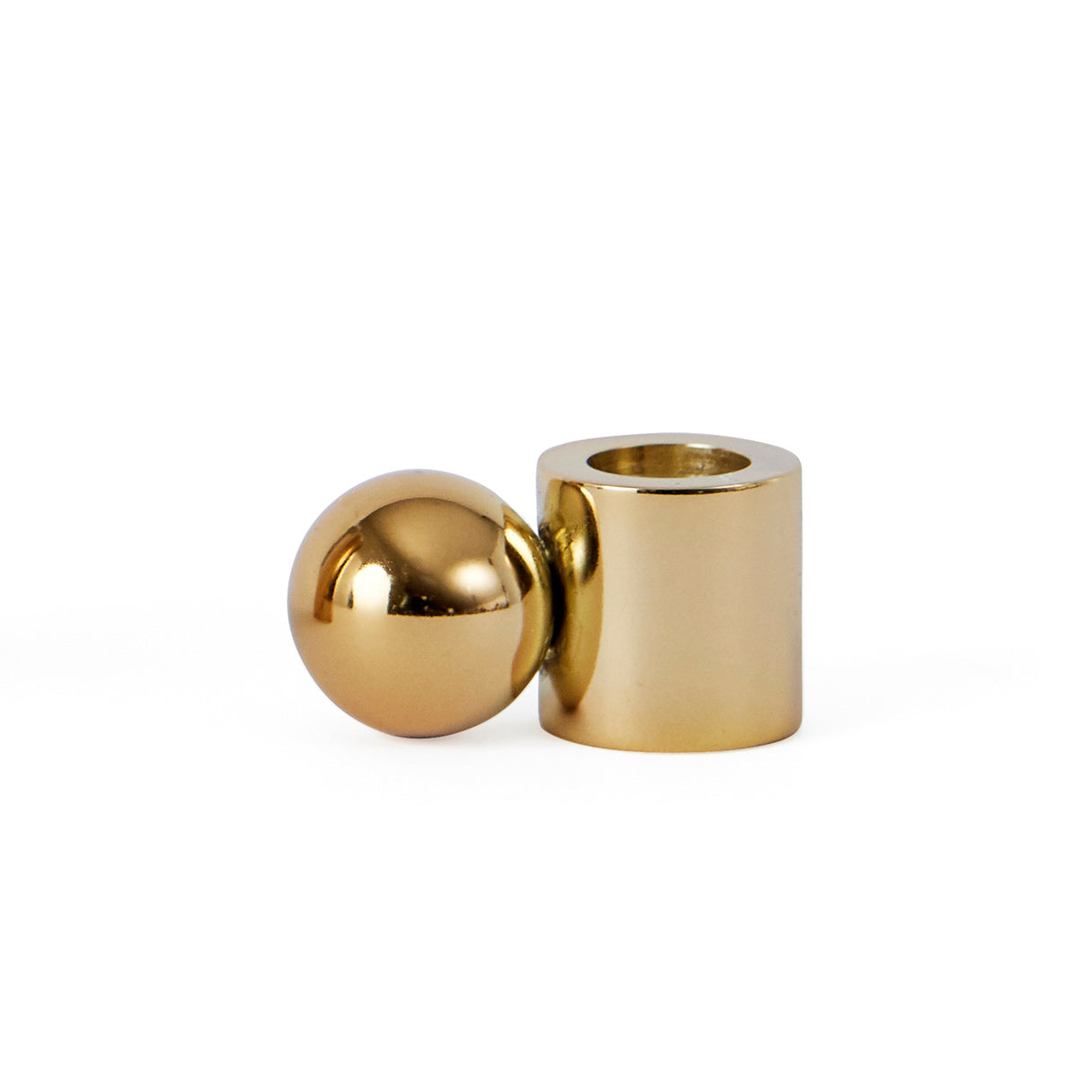 OYOY LIVING Palloa Candleholder - Low Candleholder 904 Brass