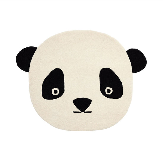 Load image into Gallery viewer, OYOY MINI Panda Rug Rug 101 White / Black
