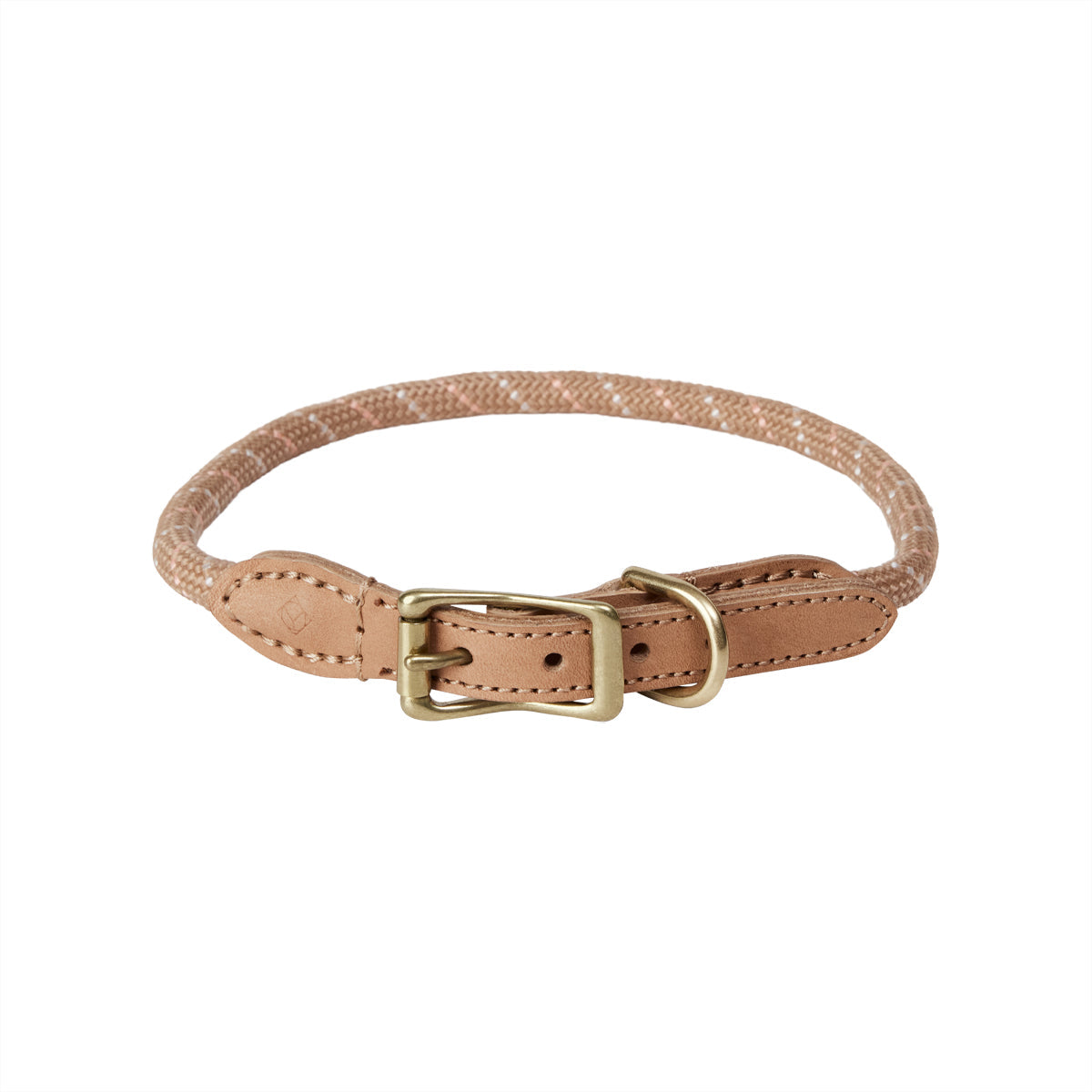 Load image into Gallery viewer, OYOY ZOO Perry Dog Collar - Small Walk and Talk 307 Caramel
