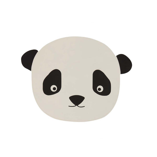 Load image into Gallery viewer, OYOY MINI Placemat Panda Placemat 101 White / Black

