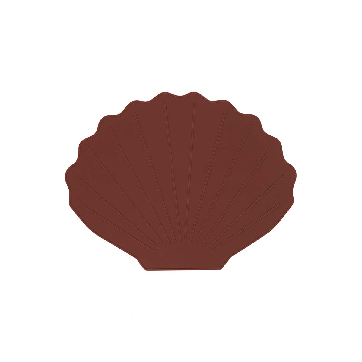 OYOY MINI Placemat Scallop Placemat 305 Nutmeg