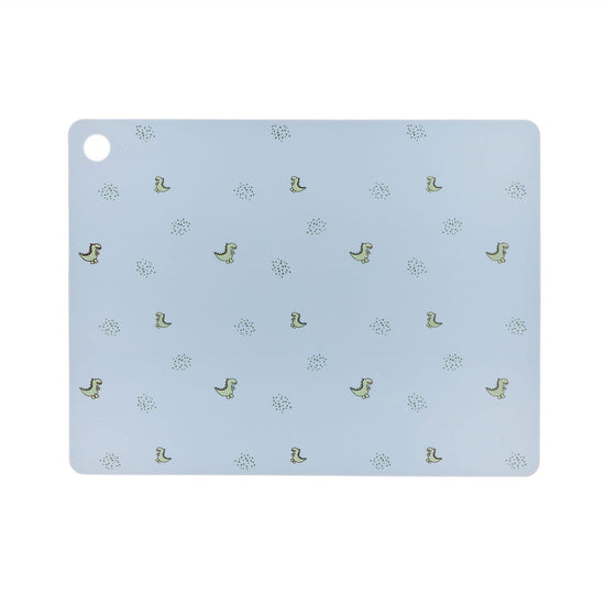 OYOY MINI Placemat Theo Dino Placemat 603 Pale Blue