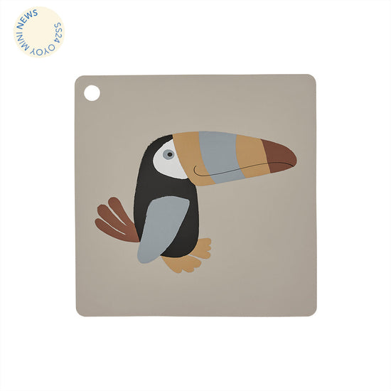 OYOY MINI Placemat Toucan Placemat 306 Clay