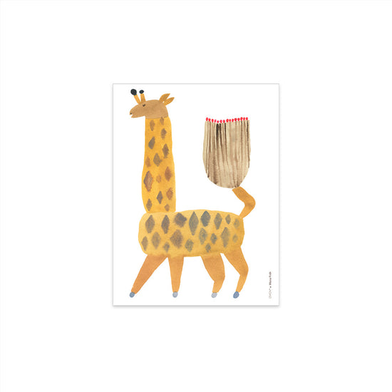 OYOY LIVING Poster 30x40 - Noah Giraffe - Moira Frith Poster 908 Multi
