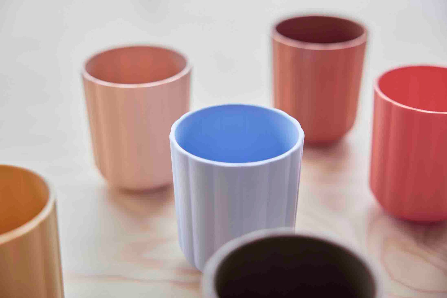 OYOY MINI Pullo Cup - Pack of 2 Dining Ware 307 Caramel / Ice Blue
