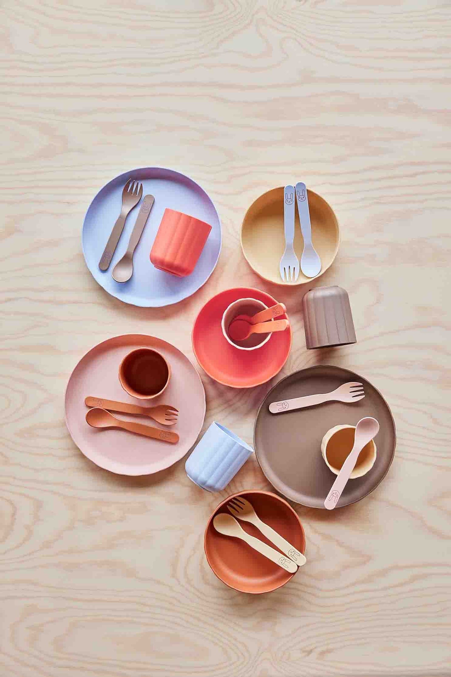 OYOY MINI Pullo Cup - Pack of 2 Dining Ware 402 Rose / Apricot