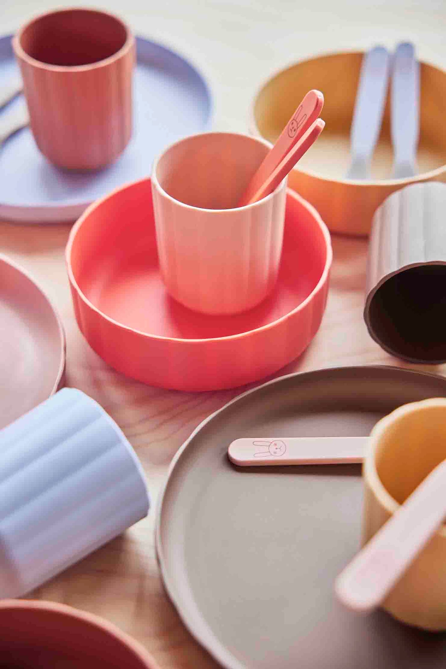 OYOY MINI Pullo Cup - Pack of 2 Dining Ware 402 Rose / Apricot