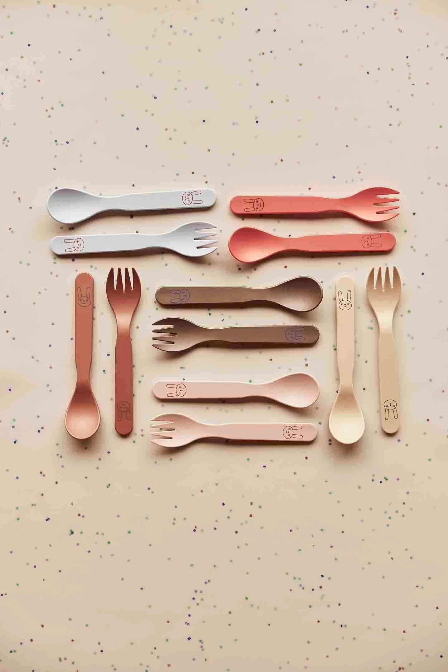 OYOY MINI Pullo Cutlery Dining Ware 409 Apricot