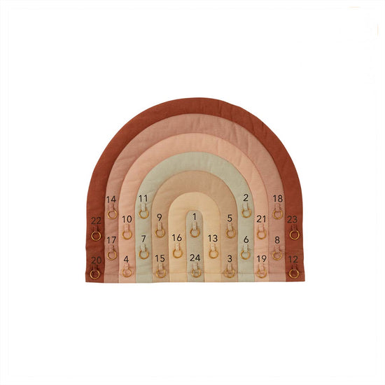 OYOY MINI Rainbow Christmas Calendar Christmas 309 Choko