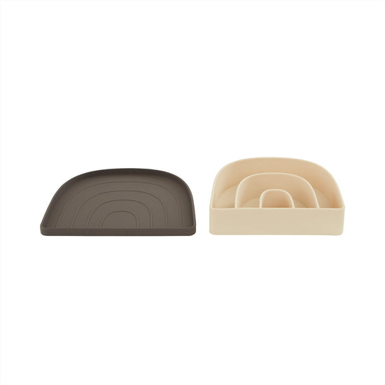 OYOY MINI Rainbow Plate & Bowl Dining Ware 309 Choko / Vanilla