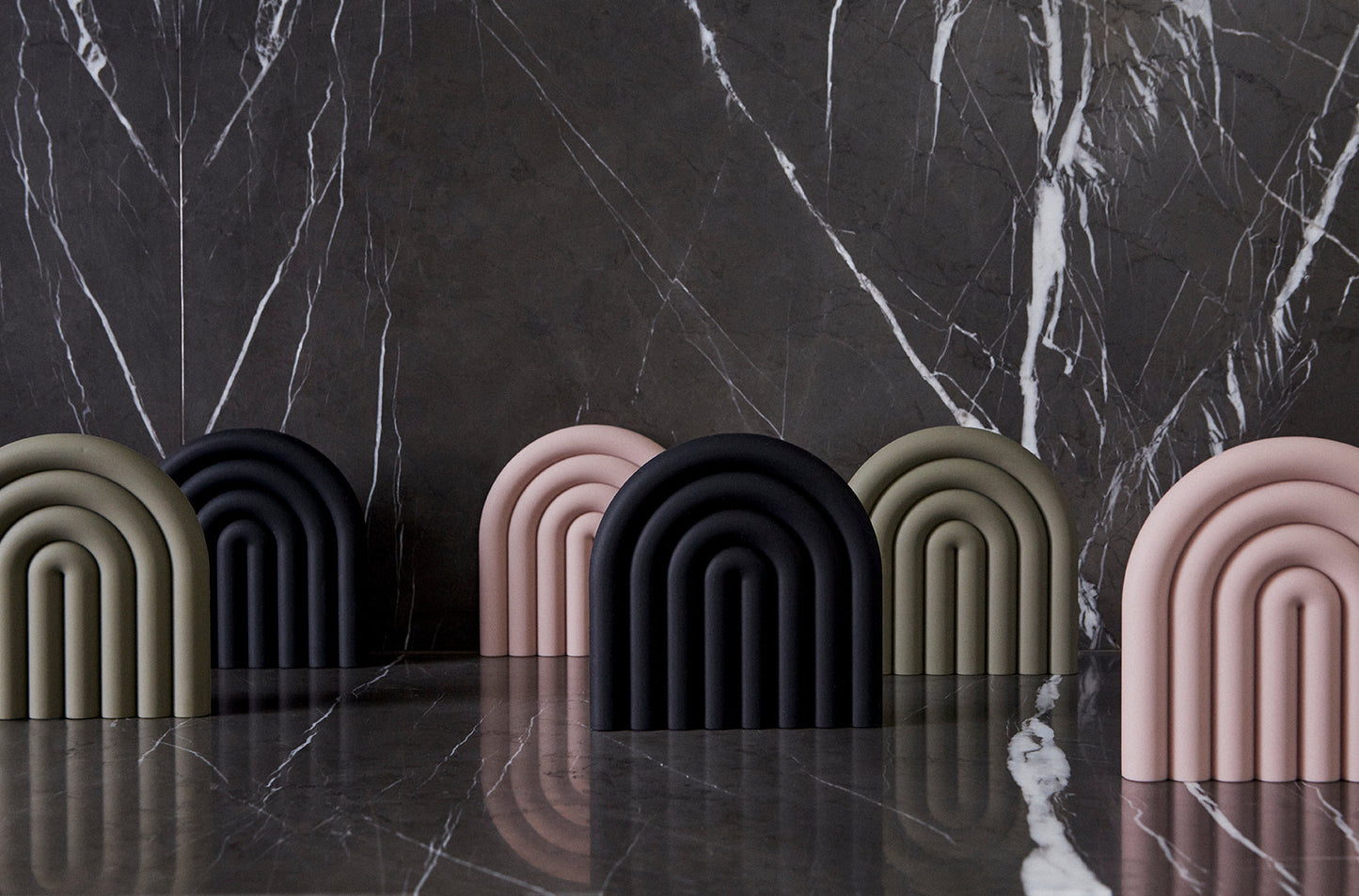 OYOY LIVING Rainbow Trivet Coaster 206 Black
