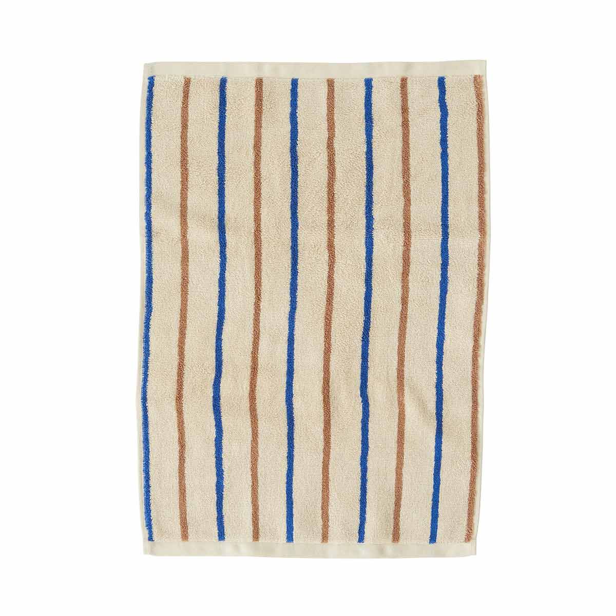 Load image into Gallery viewer, OYOY LIVING Raita Towel - 40x60 cm Towel 307 Caramel / Optic Blue
