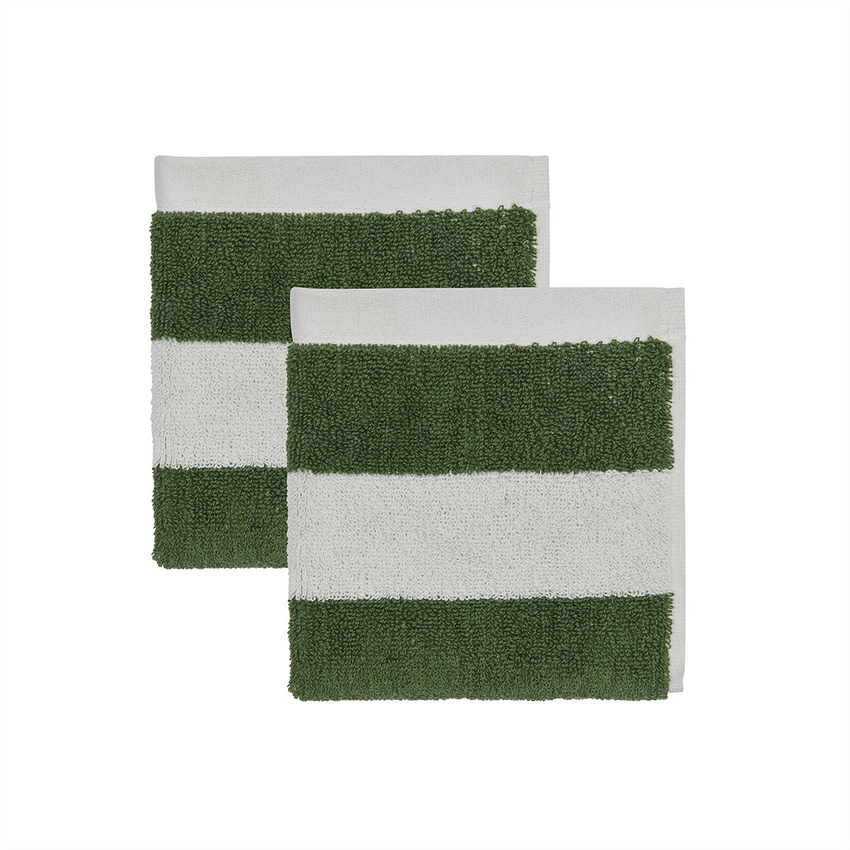 Load image into Gallery viewer, OYOY LIVING Raita Wash Cloth - Pack of 2 Towel 701 Green
