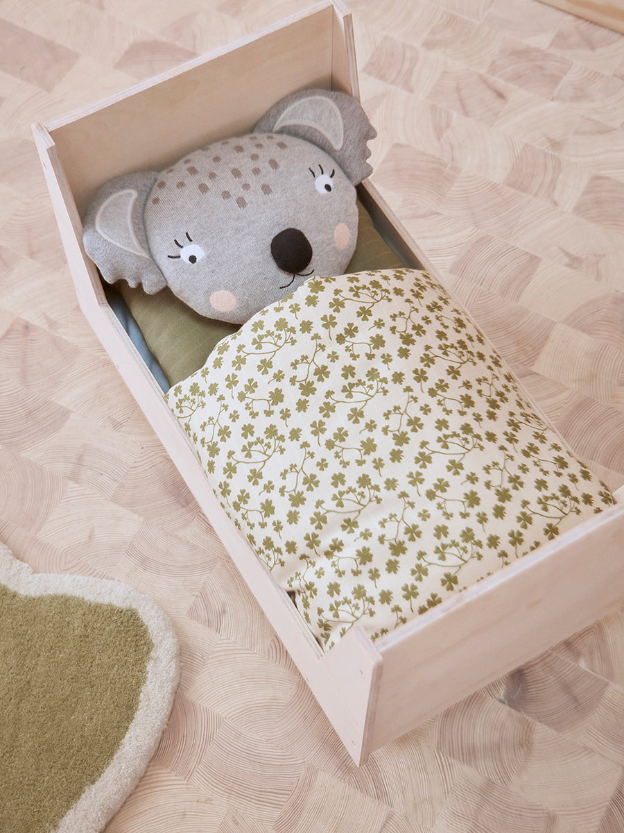 OYOY MINI Retro Doll Bed Wooden Toy 901 Nature