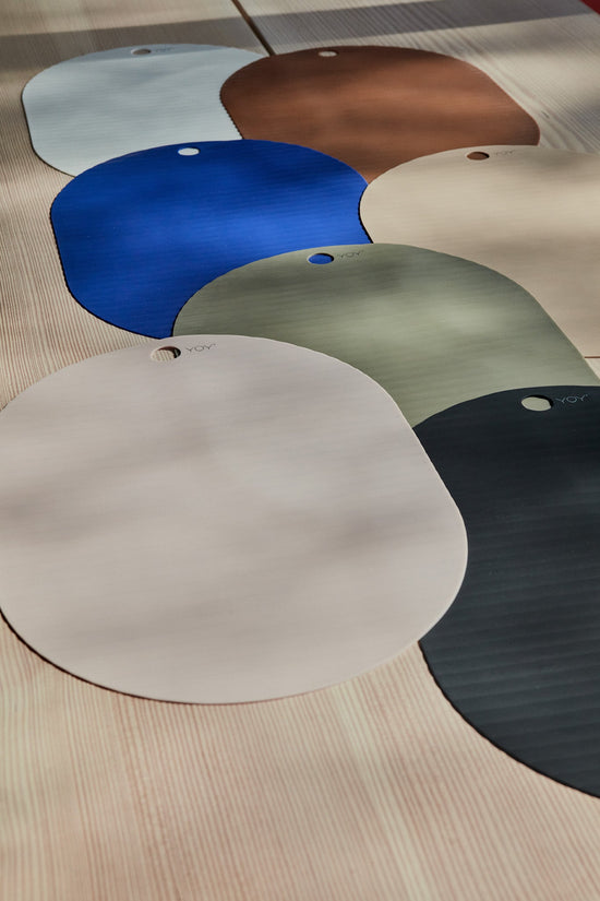 OYOY LIVING Ribbo Placemat - Pack of Placemat 609 Optic Blue