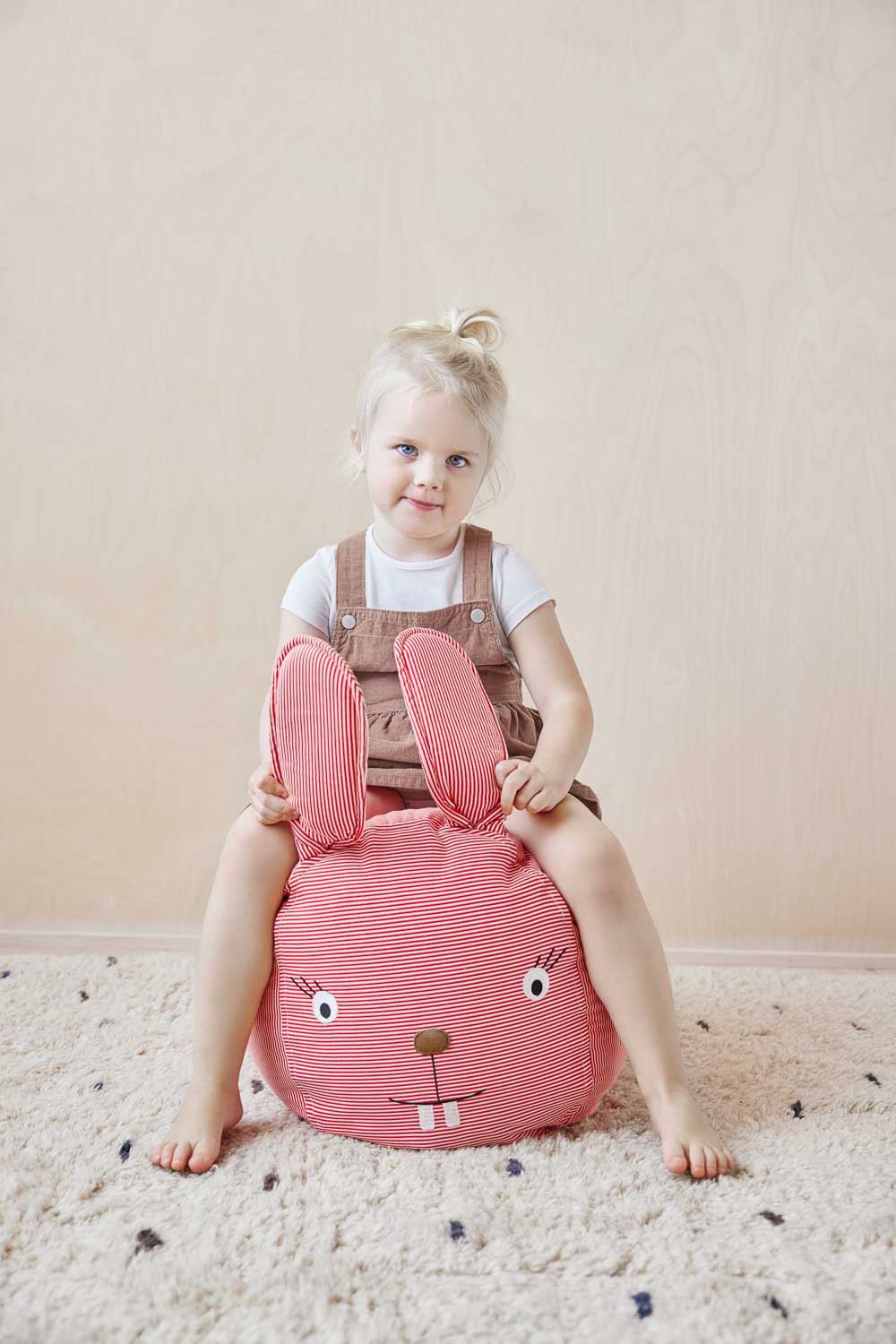 Rosy Rabbit Ride On Bean Bag