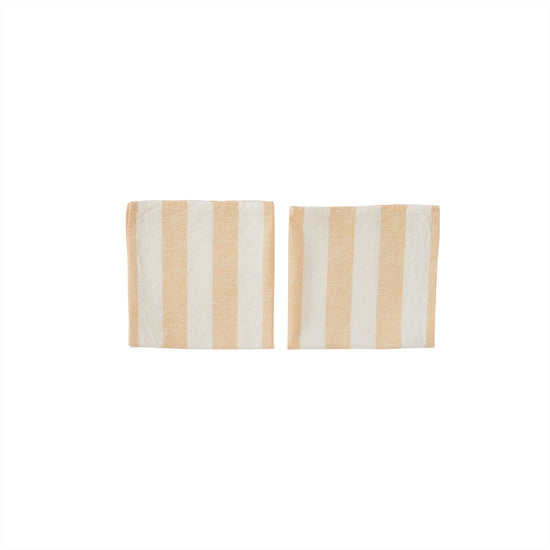 OYOY LIVING Striped Napkin - Pack of 2 Napkin 805 Vanilla