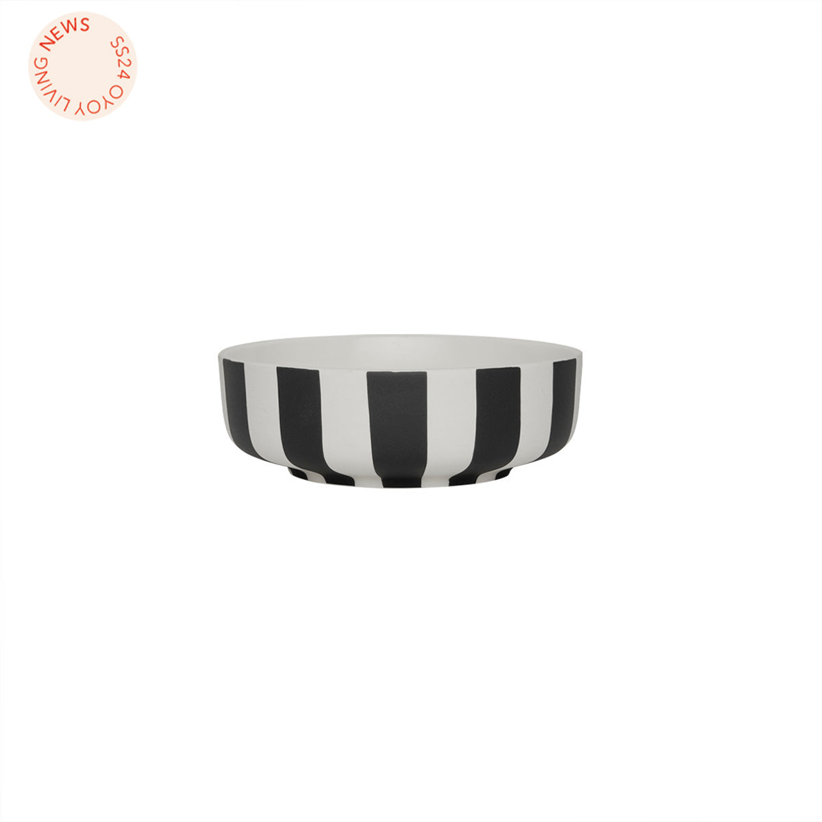 OYOY LIVING Toppu Bowl - Small Dining Ware 101 White / Black