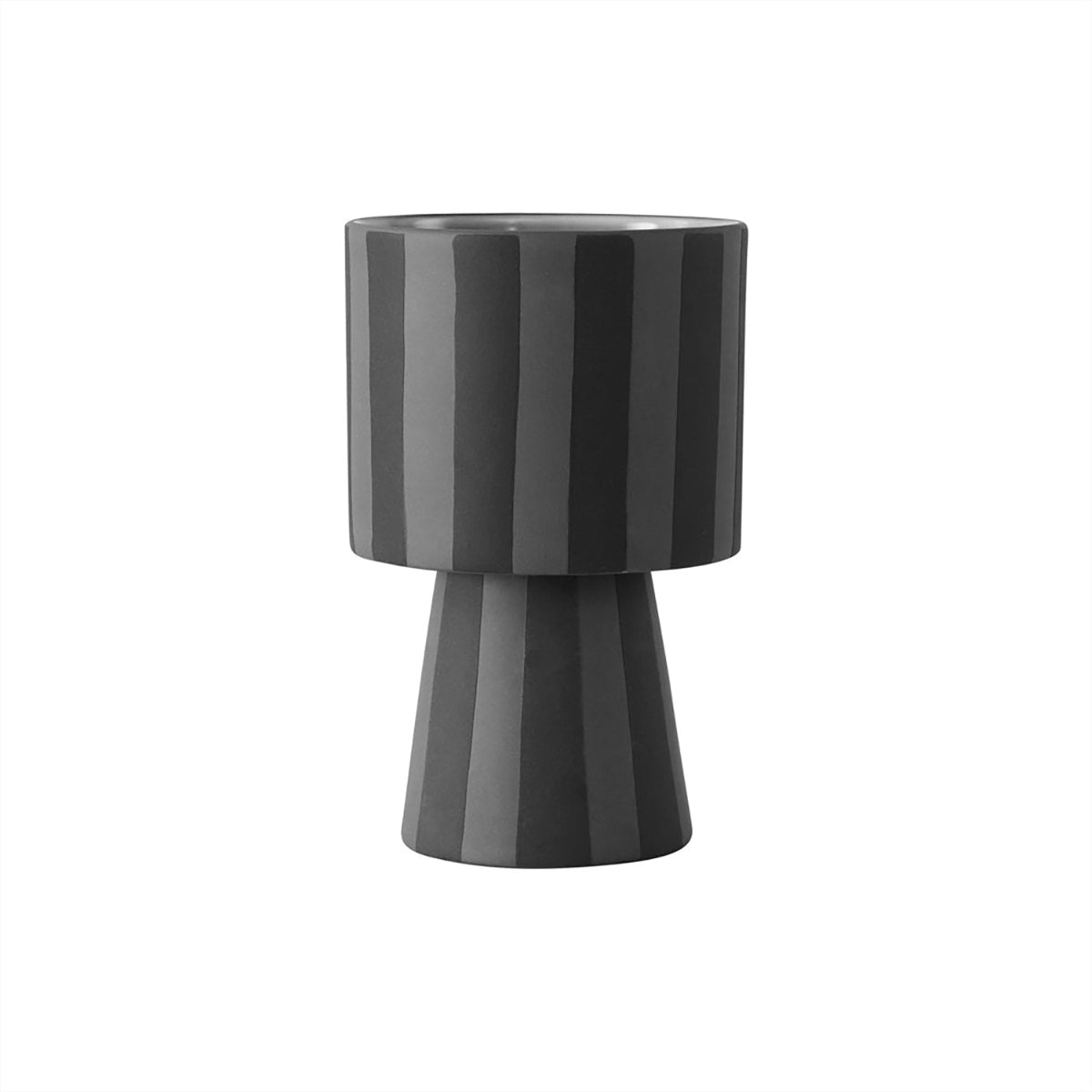 OYOY LIVING Toppu Pot - Small Vase 203 Grey / Anthracite