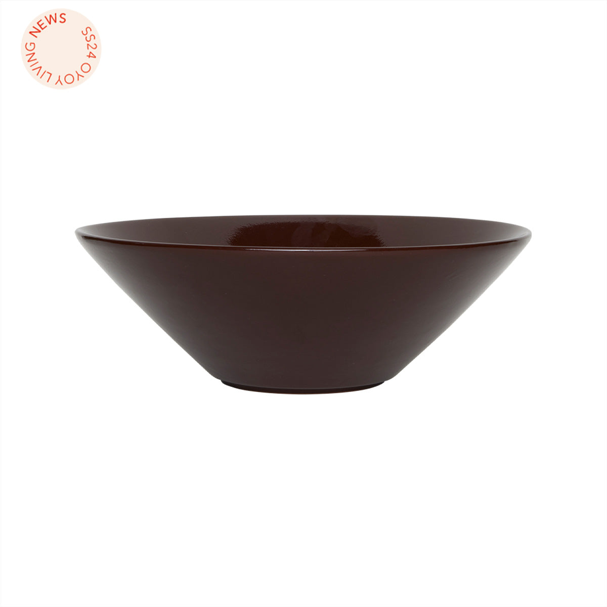 OYOY LIVING Yuka Bowl - Large Dining Ware 911 Dark Terracotta