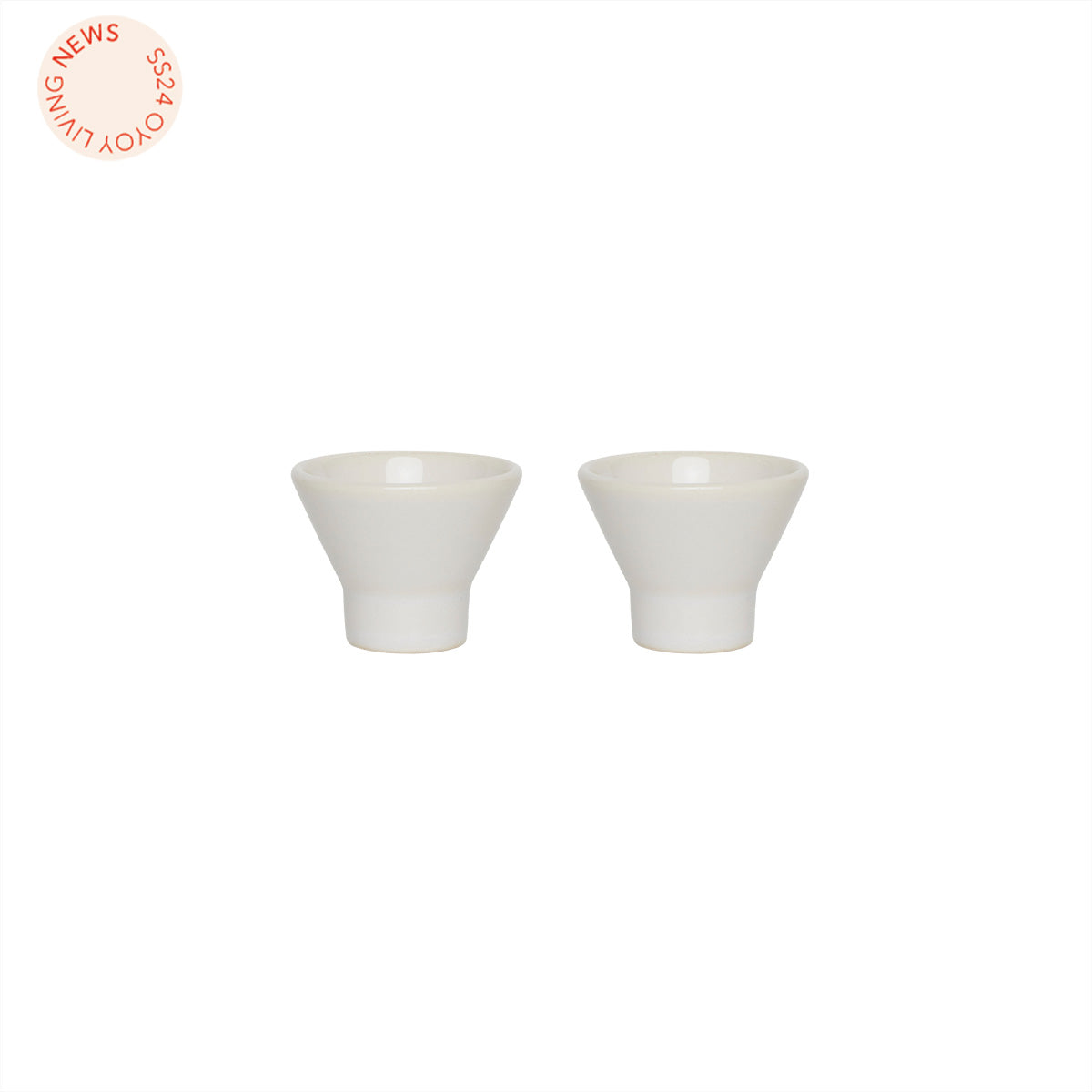 OYOY LIVING Yuka Egg Bowl - Pack of 2 Dining Ware 102 Offwhite