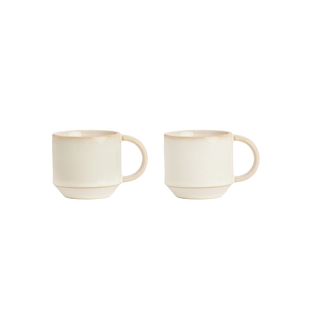 OYOY LIVING Yuka Espresso Cup - Pack of 2 Dining Ware 102 Offwhite
